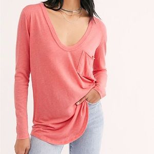 Free People Betty Long Sleeve T Shirt